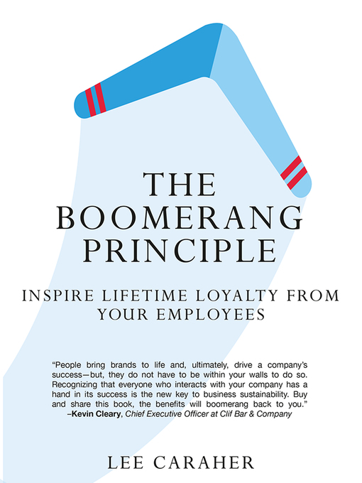 Title details for The Boomerang Principle by Lee Caraher - Available